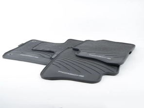 Rubber Floor Mats. Porsche 970 Panamera MKI & MKII  2010>> - LHD Cars - 97004480008, 97004480007