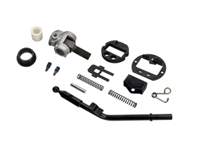 Kit di leveraggio e molla ausiliaria per cambio a corsa ridotta. Porsche 911 1974-86 (cambio 915) - 91142493100, 91142401706, 91142401707, 91142401708, 91142401709, 91142401710, 91142401711, 91142401712, 91142401713, 91142401714, 91142401715, PCG42402000, 91142402404, 91142413901, 91442422400, 90142422900, 90142422901 - 1625