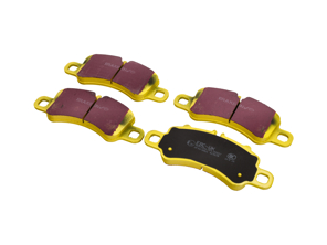 Pastiglie freno EBC GIALLE 'Fast Road' anteriori. Porsche 991.2 Carrera / 982 Boxster S / 982 Cayman S - 99135294902, 99135294903, 992698075E - DP42307R