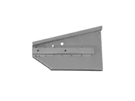 Battery box side with bumper bracket. Porsche 356B T5 - 64450103305, 64450103405 - PP140L, PP140R