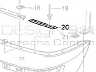 Inserto paraurti anteriore. Porche 964 - 96450511101