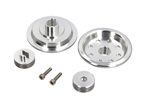 Set di serrature/pomelli in alluminio Rennline. FORATO. Porsche 911 84-89 / 964 / 928