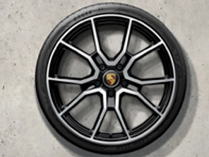 21' Taycan RS Spyder Design Jantes en alliage et pneus d'été Porsche d'origine - 9J1073660M
