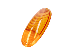 Cabochon de clignotant, avant, Ambre. Porsche 914 - 91463193710/2, 91463193710 - P14915