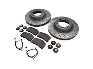 Pastiglie freno ANTERIORI e pacchetto disco freno per Porsche 993 Turbo - 99335104510, 99335104610, 99335194900, 99361236801