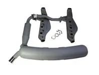 Auspuff & Wärmetauscher Paket für Porsche 911 3.2L 1984-89 - 91122092201, 91133091104, 93011115701, 93011116302, 91111118700, 91111118802, 91111118903, 91122092100