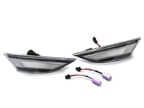 Indicatore laterale sequenziale a LED, trasparente. Porsche 991.1 / 991.2 / 981/982 Boxster/Cayman - 99163125000, 99163125506, 99163125606