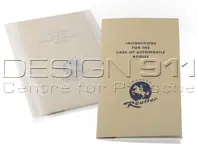 Note sur l'entretien en ANGLAIS. Porsche 356 Knickscheibe/Pré A (1950 à 1955) - PCG475510, PCG475520