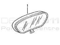 Rétroviseur. Porsche 986 Boxster / 987 Boxster / 987C Cayman - 9877315110401C, 9967315110001C