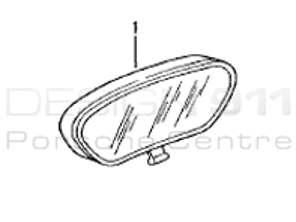 Rückspiegel. Porsche 986 Boxster / 987 Boxster / 987C Cayman - 9877315110401C, 9967315110001C
