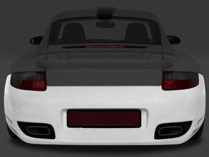 Pare-chocs arrière. Porsche 911 (997) C2 / C2S 2004-09 - HSK995