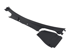 Cache en plastique du panneau d'auvent. Porsche 955 Cayenne RHD (conduite à droite) - 955572564059B9, 9555725640401C, 9555725640501C
