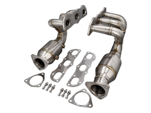 DesignTek Abgaskrümmer/-krümmer mit 200-Zellen-Katalysator für Porsche 991 Carrera - 3606109875, 99111341104, 991113411AX, 99111341202, 99111341204, 991113412AX