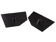 Mounting bracket set rear seat belt. Porsche 911 1965-69 - 90180390984 - 1684001510, 590984
