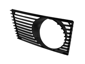 Griglia per faro supplementare, nera. Porsche 914 - 91455923710, 91455923810 - 1684550970, 1684550980