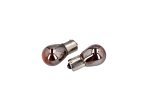 Lampadine per frecce 12V/12W Singolo filamento. Cromato ambra