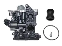 Wasserpumpe mit Thermostatkupplung und Keilriemen. Porsche 95B Macan 2.0L - 95812101200, 95812111100, 95812111110, 95812111111, PAC121111A, PAC121111C, PAC121111B, PAC121012B, 95812160500, 95812113100, PAB121111B, PAC121111 - K11235/1C