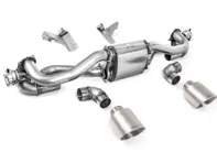 Eliminazione del silenziatore posteriore di scarico sportivo Milltek con finiture in titanio. Porsche 718 Cayman GT4 / Boxster GTS 4.0L - 982251053E, 982251053K, 982251053F, 982251053H, 982251053D, 982251053G - SSXPO159