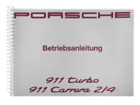 保时捷 911 (964) Carrera 2 / 4 / turbo MY 1992 驾驶手册（德语） - WKD96401092