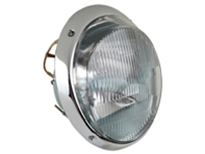 Scheinwerfer 'Bosch Style' mit Klarglas, Chromrand. Porsche 911/912 65-73 LHD Autos - 90163110100, 91163110100, 91163111300 - 1695100800