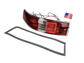 Indicatore con lente e guarnizione (SWB). Porsche 911/912 1963-68 USA - 90163140401, 900163140301 - 15879, 15879/D, 15879/S, 1695300770, 1695300780