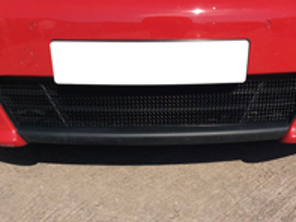 Grille centrale en acier inoxydable pour pare-chocs avant ZunSport. Porsche Panamera GTS - ZPR68411, ZPR68411B, ZPR68411, ZPR68411B
