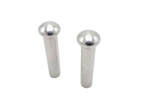 Jeu de goupilles de porte, aluminium. Porsche 911 63-89 - 1687400110, 90153167121, 92855535902 - EQ837001, 1687400110
