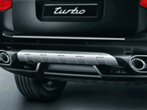 Skid Plate in acciaio inossidabile (posteriore) Porsche Cayenne 957