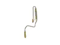 Tuyau d'huile de turbocompresseur GAUCHE. Porsche 993 - 99310712553, 99310712554