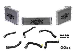 Radiatore in alluminio per liquido refrigerante e tubi flessibili SET DI 3. Porsche 991.2 - 9P1121251, 9P1121252, 9P1121253, 99110613702 - 7086, 7087, 7060