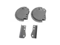 Juego de bisagras para capó. Porsche 356 Coupé/Cabriolet - 356 51205, 35651205, 64450201520, 64450201506, 64450201518 - PP160HPC, P160HPC