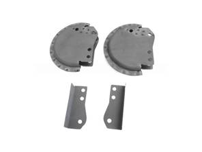 Jeu de charnières pour capot moteur. Porsche 356 Coupé/Cabriolet - 356 51205, 35651205, 64450201520, 64450201506, 64450201518 - PP160HPC, P160HPC