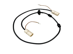 Faisceau de câbles pour connexion du capteur ABS et du témoin de plaquette de frein avant gauche. Porsche 944 - 94461211100 - 944.612.111.00