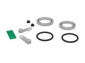 Hochleistungs-Dichtungssatz für hintere Bremssättel, 44 mm. Porsche 964 Carrera 2, Baujahre 1990–1991 - 96435291900 - 664402