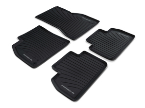Gummi-Innenfußmatten. Porsche 95C (H2) Macan Electric RHD - Rechtslenker - 95C044002