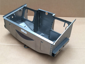 Battery box complete. Porsche 356 A T2 - 64450100503