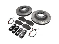 Pacchetto Pastiglie Freno ANTERIORE e Disco Freno 'Original Porsche' per Porsche 996C4S / 996 Turbo - 99635140904, 99635141004, 99635194913, 99635108901, 99661236501