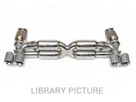 Sistema de escape x-pipe Supersport de 70 mm, RACE. Porsche 997.1 Turbo - 99711102772