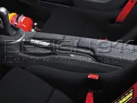 Mittelkonsole hinten in Alcantara. Porsche 997 Coupé / 987C Cayman - 99704480400