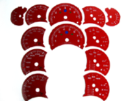 Cadrans. Porsche 986 Boxster / 996 / 996TT - F9664120101, F9664120102, F9664120103, F9664120104, F9664120105