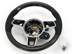 Sport Multifunctioneel stuurwiel in Carbon. Porsche 991.2 (911) / 718 Boxster / 718 Cayman 2016>> - 99104440038A34, 99104440039A34, 99104440040A34, 99104440041A34