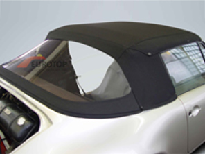 Komplettes Cabrioverdeck mit klarer Heckscheibe. Porsche 911 mit manueller Bedienung - 91156105100101, 91156105100102, 91156105100103, 91156105100107, 91156105100301, 91156105100303, 91156105100304, 911561051006HA, 911561051003AV, 911561051007MK, 911561051009RA, 911561051004JK