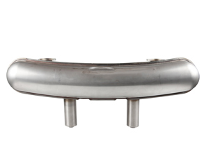 Auspuffschalldämpfer, Sport, mit Cookiecutter-Endrohren, BURSCH. Porsche 911 1965–83 – 2 Ein-/Auslassrohre. - 91111102501, 91111102500, 91111102505 - 1620615802, 92.510SBURSCH