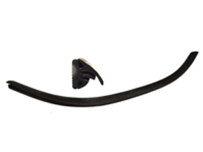 Hintere 1/4 Fenstersteherdichtung. Porsche 356 B-T6 / 356 C - 64454320160