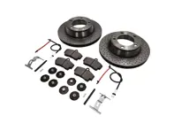 Pastiglie freno POSTERIORI e pacchetto disco freno. Porsche 997 C2 Brembo - 99635240104, 98635293911, 99661236501, 99635208600, 99635208602, 99635295901, 99635240104BRE, 98635293911BRE