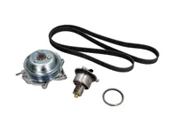 Wasserpumpe, Keilriemen und Thermostat-Kit. Porsche 718 Boxster S / GTS 2,5 l / 718 Cayman S / GTS 2,5 l - 9A210605002, 9A210605001, 9A210605003, 9A110622603, 9A110622602, 9A712111000, 0PB121110A, 0PB121688, 9A210222500