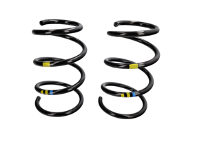 Ressorts hélicoïdaux arrière (paire) - Avec marquages jaunes/bleus - pour Porsche 987-2 Cayman / S 2009-2012 - 98733353167504, 98733353184504
