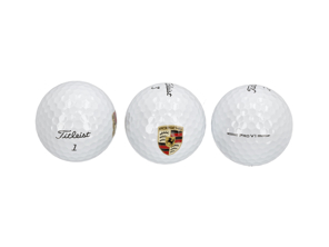 Golfbälle mit Porsche Wappen - 3er Set