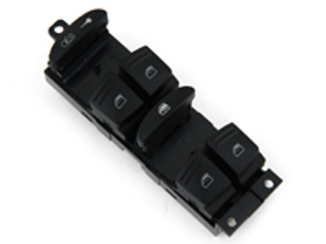 Commutateur de commande de vitre de porte côté conducteur. Porsche 955 / 957 Cayenne - 95561315602, 95561315601
