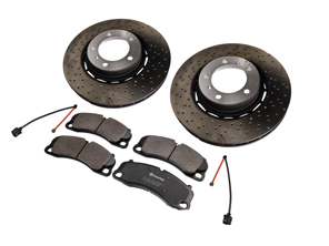 前刹车片和刹车盘套装。保时捷 992.2 Carrera 2 3.0升 - 9P1615301J, 9P1615302J, 9P1615301, 9P1615302